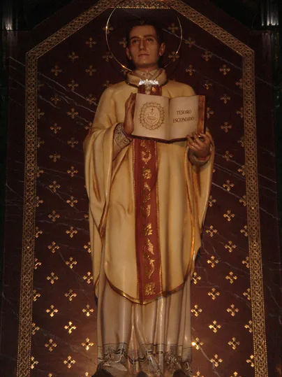 Imagen del Beato (Talleres Granda, 2010) en la Basílica Santuario Nacional de la Gran Promesa, Valladolid.